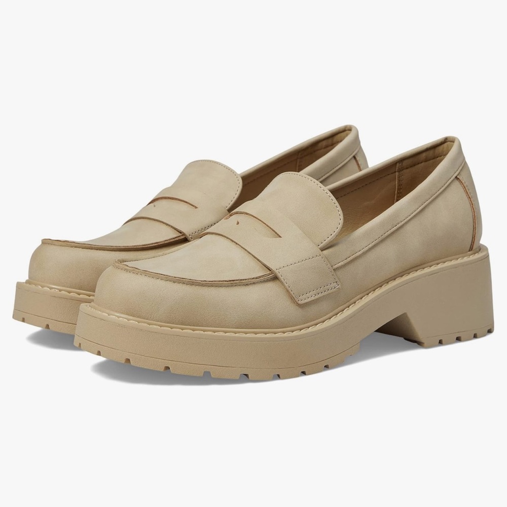 Madden Girl Tan Loafers